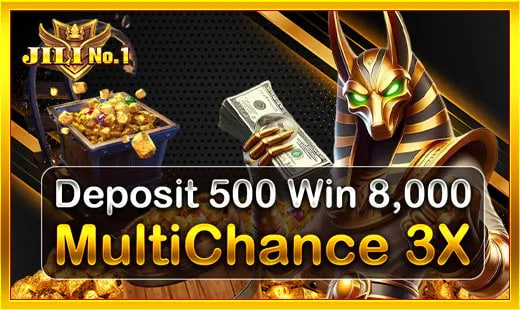 Deposit 500 Win ₱8,000 MultiChance 3x No Turnover details